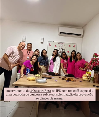 Equipe do IPS em ação de conscientização
